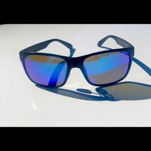 Maui Jim Men’s Red Sands Polarized sunglasses - blue lense/black frame